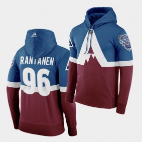 Mikko Rantanen Avalanche #96 Burgundy 2020 Stadium Series Hoodie