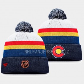 Men Colorado Avalanche Special Edition 2.0 Navy Cuffed With Pom Knit Hat